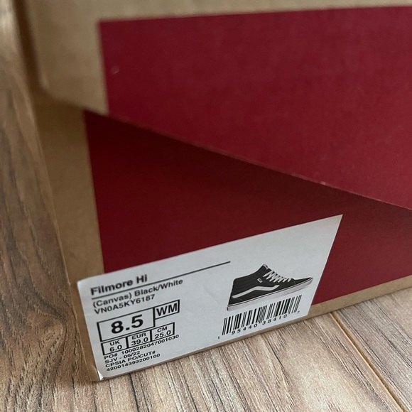 NIB VANS Filmore High-Top Sneakers, Size 8.5 Women - Picture 3 of 7